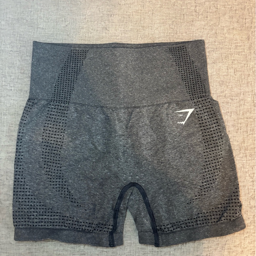 Gymshark seamless shorts size small gray color
